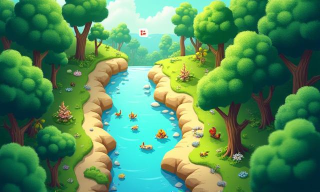 Økosystemsimulering for utdanningsapp