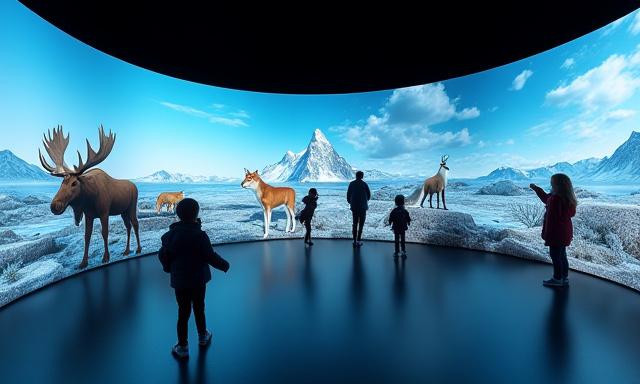 Interaktiv utstilling: Norges dyreliv